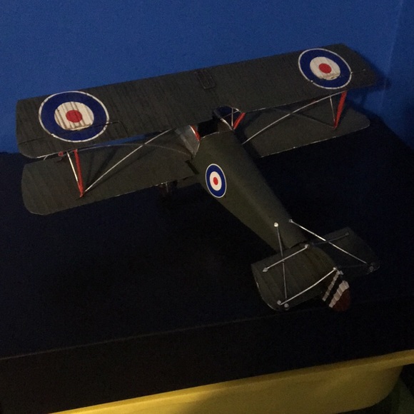 Metal antique plane decor - Picture 2 of 4